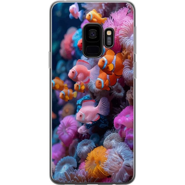 Kompatibel Mobilcover til Samsung Galaxy S9 Fisk Koral Ocean Hav Undervands