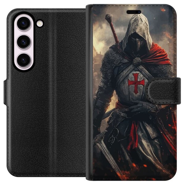 Yhteensopiva Lompakkokotelo Samsung Galaxy S23 temppeliritari ristiritari ristiretkeläinen soturi keskiaikainen haarniska risti miekka fantasia taist