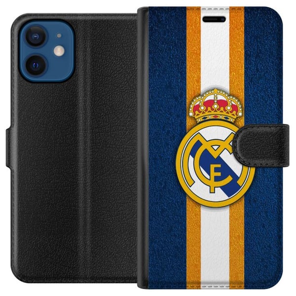 Kompatibel Tegnebogsetui til Apple iPhone 12 Real Madrid CF