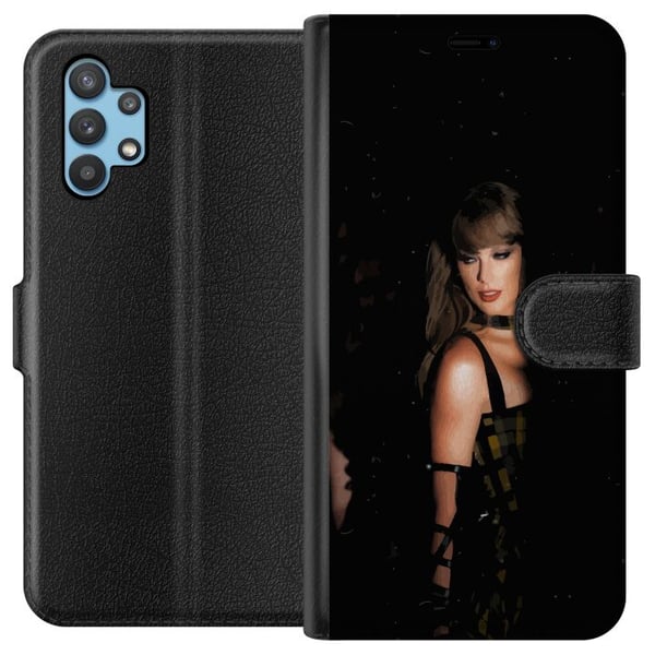 Kompatibelt Plånboksfodral till Samsung Galaxy A32 5G Taylor Swift Kompatibelt Plånboksfodral till Samsung Galaxy A32 5G Taylor Swift