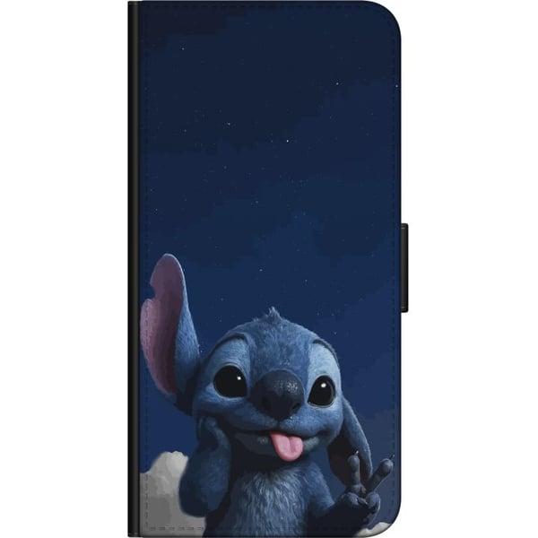 Kompatibelt Lommeboketui til Samsung Galaxy A03s Stitch Disney blå alien Lilo og Stitch kawaii-karakter nattehimmel stjernehimmel søt tegnekunst