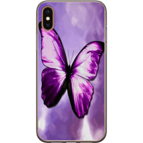 Kompatibelt Mobilskal till Apple iPhone XS Fjäril
