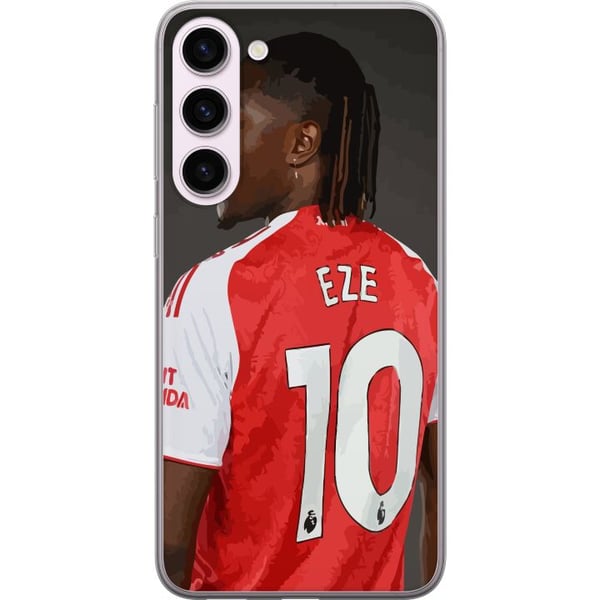 Kompatibel Mobilcover til Samsung Galaxy S23+ Eberechi Eze-design – fodboldmotiv nummer 10 i Arsenal-trøje, poster Kompatibel Mobilcover til Samsung Galaxy S23+ Eberechi Eze-design – fodboldmotiv nummer 10 i Arsenal-trøje, poster