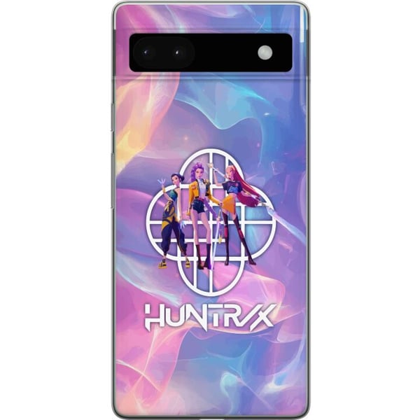 Yhteensopiva Puhelinkuori Google Pixel 6a KPop Demon Hunters 2 HuntrX pastelliaihe pehmeillä väreillä ja futuristisella tyylillä