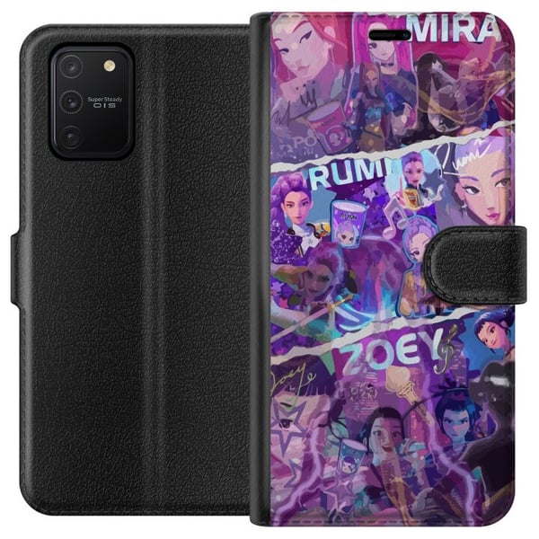 Kompatibelt Lommeboketui til Samsung Galaxy S10 Lite Valorant jenter plakat Mira Rumi Zoey Riot Games anime gaming agenter neonstil karakter fanart k Kompatibelt Lommeboketui til Samsung Galaxy S10 Lite Valorant jenter plakat Mira Rumi Zoey Riot Games anime gaming agenter neonstil karakter fanart k