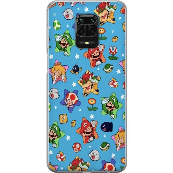 Yhteensopiva Puhelinkuori Xiaomi Redmi Note 9S Nintendo Mario Switch -pelihahmo Yhteensopiva Puhelinkuori Xiaomi Redmi Note 9S Nintendo Mario Switch -pelihahmo
