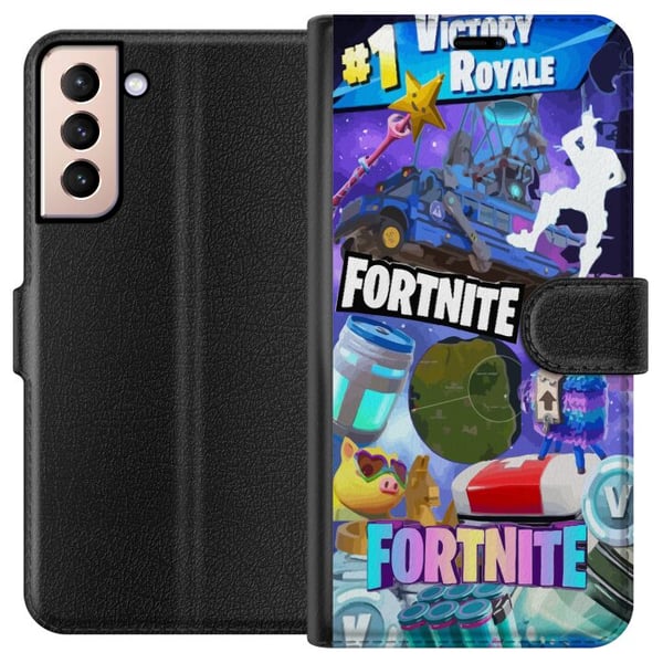 Kompatibelt Lommeboketui til Samsung Galaxy S21 Fortnite Kompatibelt Lommeboketui til Samsung Galaxy S21 Fortnite
