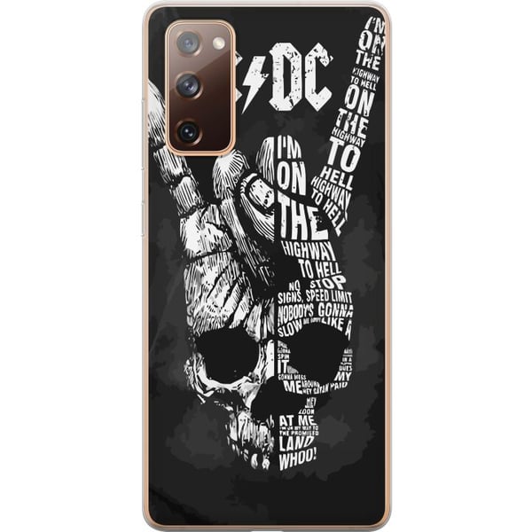 Kompatibel Mobilcover til Samsung Galaxy S20 FE ACDC Rockmusikband Guitar Klassisk