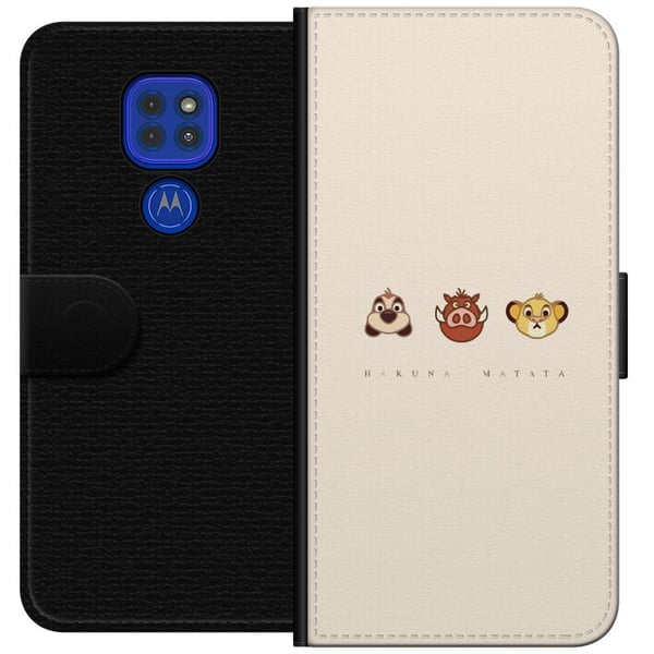 Yhteensopiva Lompakkokotelo Motorola Moto G9 Play Hakuna matata