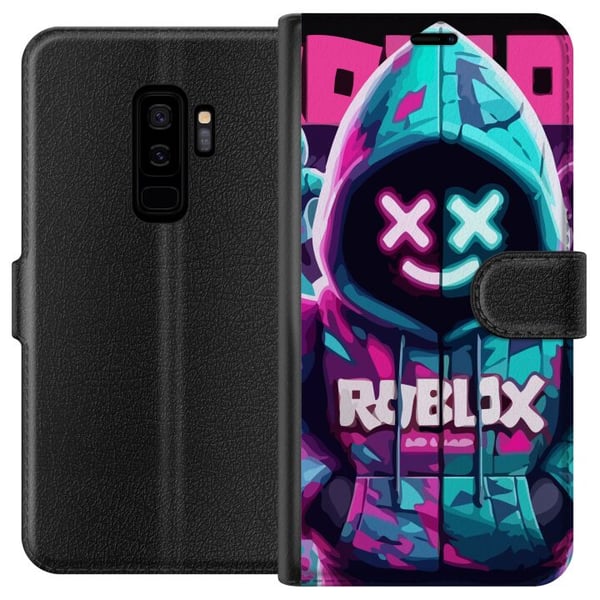 Kompatibelt Plånboksfodral till Samsung Galaxy S9+ Roblox Kompatibelt Plånboksfodral till Samsung Galaxy S9+ Roblox