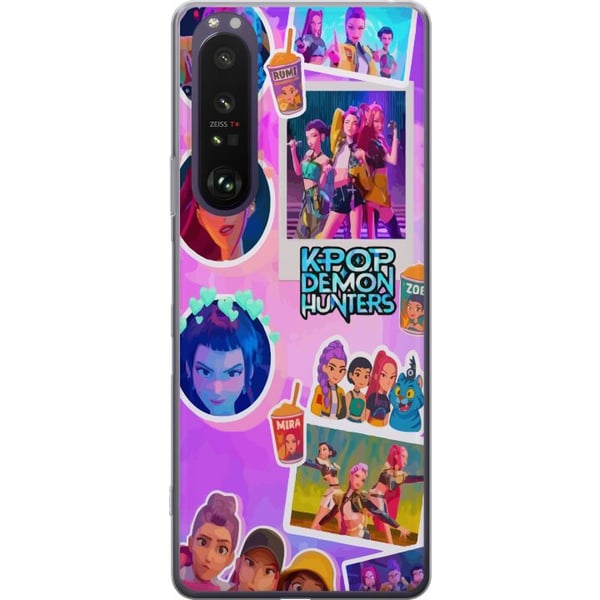 Kompatibel Mobilcover til Sony Xperia 1 III KPop Demon Hunters kawaii samlerfigur