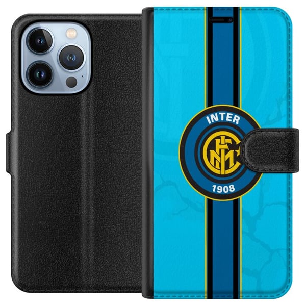 Yhteensopiva Lompakkokotelo Apple iPhone 13 Pro Inter Milan Yhteensopiva Lompakkokotelo Apple iPhone 13 Pro Inter Milan