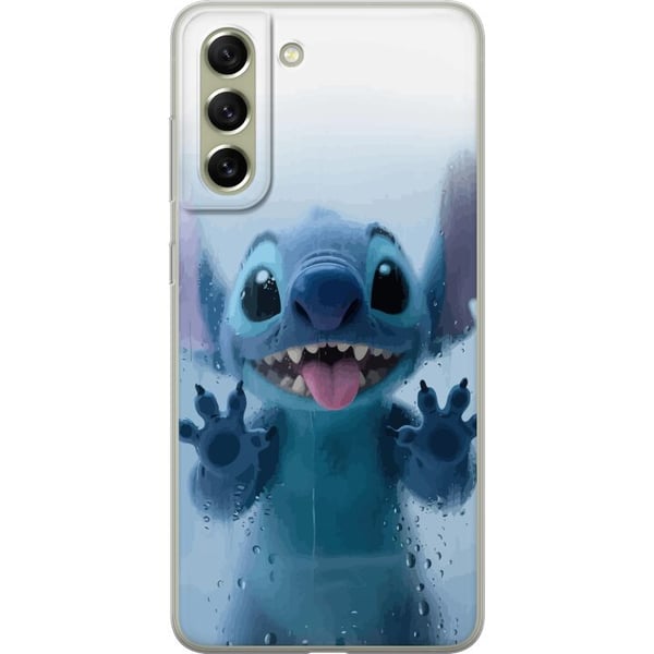 Kompatibel Mobilcover til Samsung Galaxy S21 FE 5G Stitch ved et vindue i sød stil