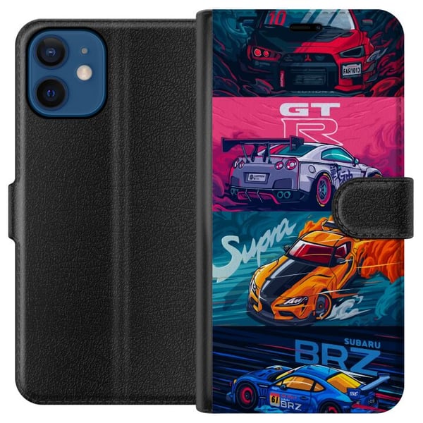 Kompatibelt Lommeboketui til Apple iPhone 12 Subaru Racing