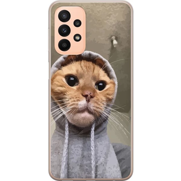 Yhteensopiva Puhelinkuori Samsung Galaxy A23 Kissapusero