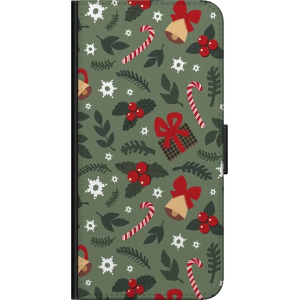 Kompatibelt Plånboksfodral till Samsung Galaxy A20s God Jul mönster