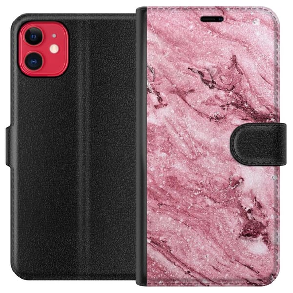 Kompatibelt Plånboksfodral till Apple iPhone 11 Rosa Kompatibelt Plånboksfodral till Apple iPhone 11 Rosa