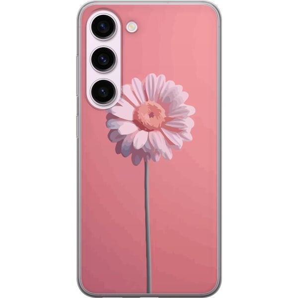 Kompatibelt Mobildeksel til Samsung Galaxy S23 Enkel rosa blomst på lys bakgrunn elegant minimalistisk design perfekt for en stilren look Kompatibelt Mobildeksel til Samsung Galaxy S23 Enkel rosa blomst på lys bakgrunn elegant minimalistisk design perfekt for en stilren look