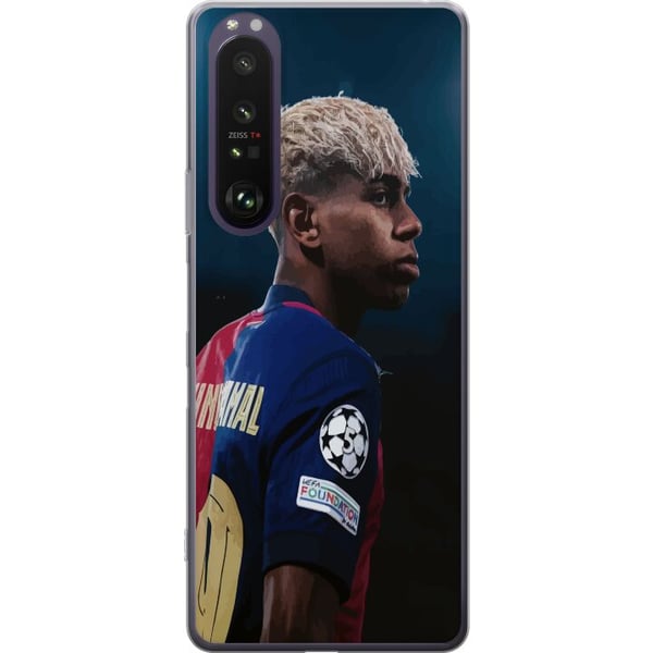 Kompatibel Mobilcover til Sony Xperia 1 III Lamine Yamal - Barcelonas Wunderkind i fokus