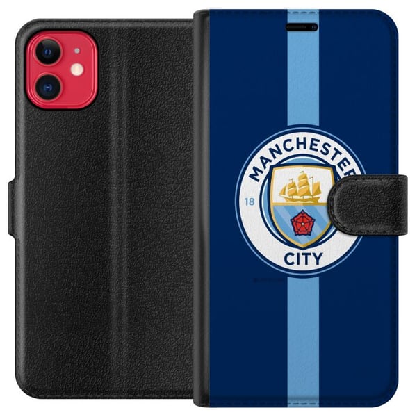 Kompatibel Tegnebogsetui til Apple iPhone 11 Manchester City Kompatibel Tegnebogsetui til Apple iPhone 11 Manchester City