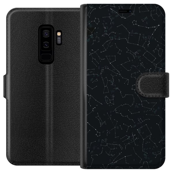 Kompatibelt Plånboksfodral till Samsung Galaxy S9+ Stjärnhimmel Kompatibelt Plånboksfodral till Samsung Galaxy S9+ Stjärnhimmel