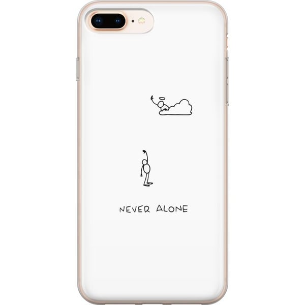 Yhteensopiva Puhelinkuori Apple iPhone 8 Plus Ei koskaan yksin Yhteensopiva Puhelinkuori Apple iPhone 8 Plus Ei koskaan yksin