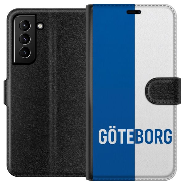 Kompatibelt Lommeboketui til Samsung Galaxy S21+ 5G Göteborg - fotball Kompatibelt Lommeboketui til Samsung Galaxy S21+ 5G Göteborg - fotball