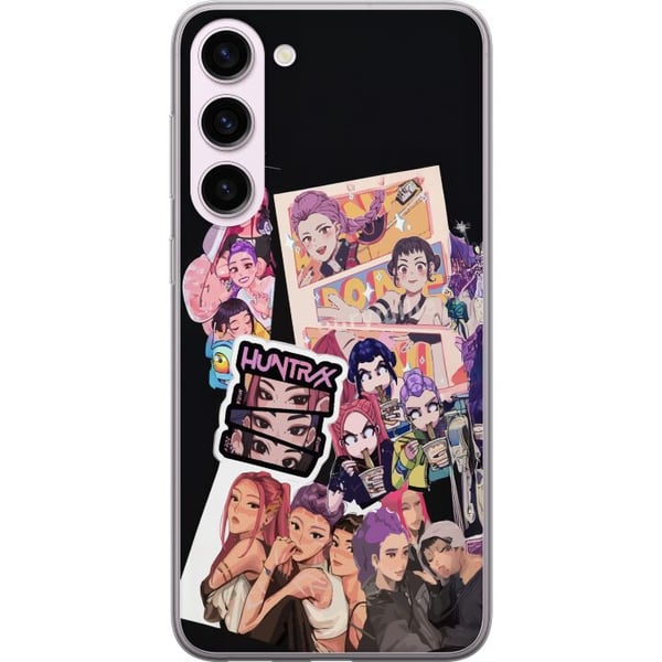 Kompatibel Mobilcover til Samsung Galaxy S23+ HuntrX Manga Squad farverigt motiv med KPop-inspirerede piger i tegnet anime-stil med stærk energi Kompatibel Mobilcover til Samsung Galaxy S23+ HuntrX Manga Squad farverigt motiv med KPop-inspirerede piger i tegnet anime-stil med stærk energi