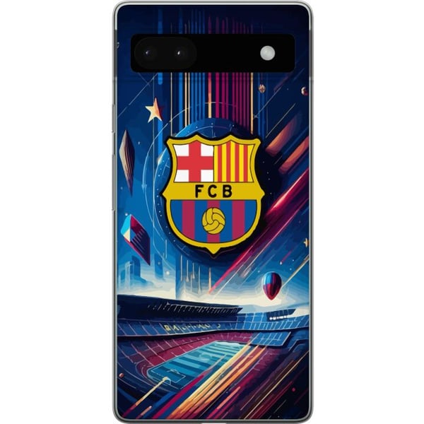 Yhteensopiva Puhelinkuori Google Pixel 6a FC Barcelona
