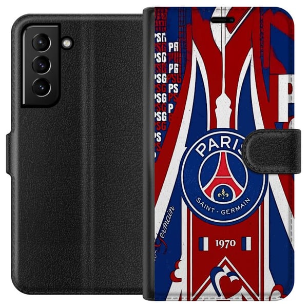 Kompatibelt Lommeboketui til Samsung Galaxy S21+ 5G Liverpool FC fotball Mohamed Salah rød Adidas-inspirert design Kompatibelt Lommeboketui til Samsung Galaxy S21+ 5G Liverpool FC fotball Mohamed Salah rød Adidas-inspirert design