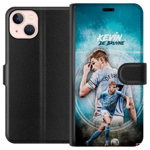 Kompatibel Tegnebogsetui til Apple iPhone 13 mini Kevin De Bruyne Napoli Belgien fodbold spillets motor hurtig beslutningsevne dygtig pasningsspiller