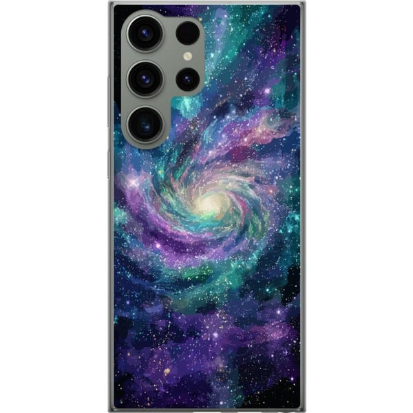 Kompatibel Mobilcover til Samsung Galaxy S23 Ultra Farvestrålende spiralgalakse i rummet med stjerner tåger og kosmisk lys Kompatibel Mobilcover til Samsung Galaxy S23 Ultra Farvestrålende spiralgalakse i rummet med stjerner tåger og kosmisk lys