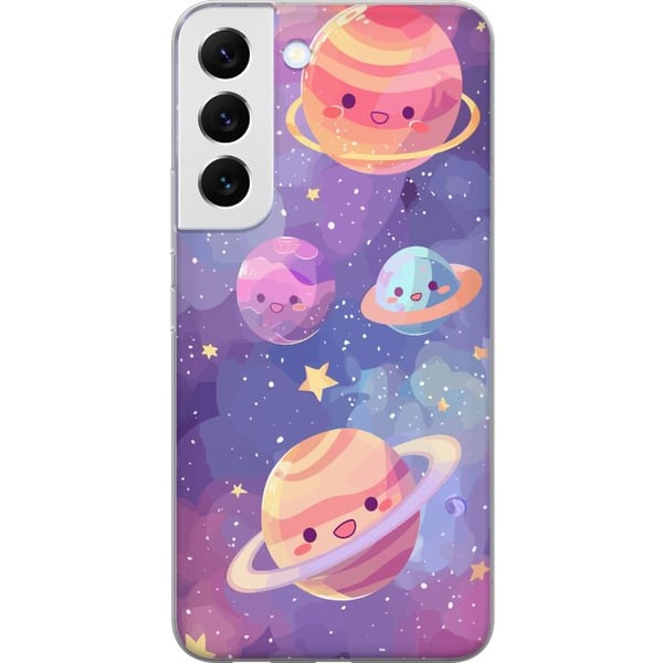 Kompatibelt Mobilskal till Samsung Galaxy S22 5G Rymden Söt