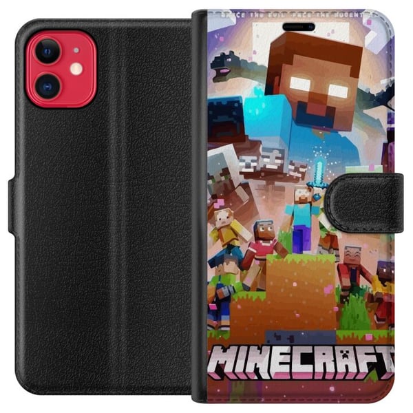 Kompatibelt Plånboksfodral till Apple iPhone 11 Minecraft