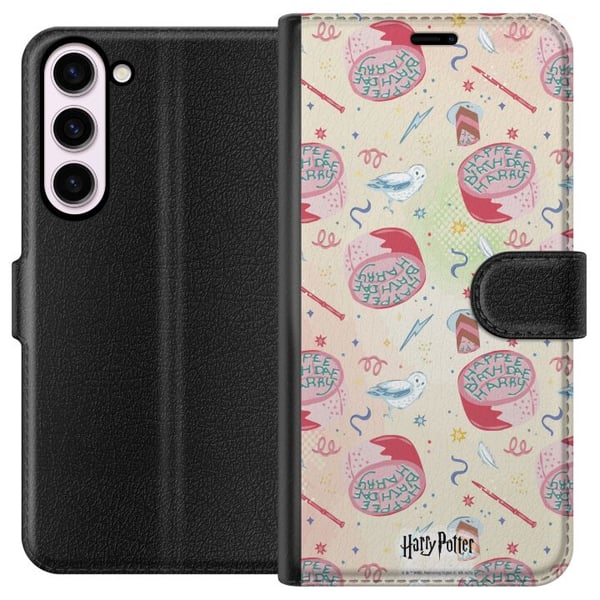 Yhteensopiva Lompakkokotelo Samsung Galaxy S23+ Harry Potter Tylypahka Taikavelho