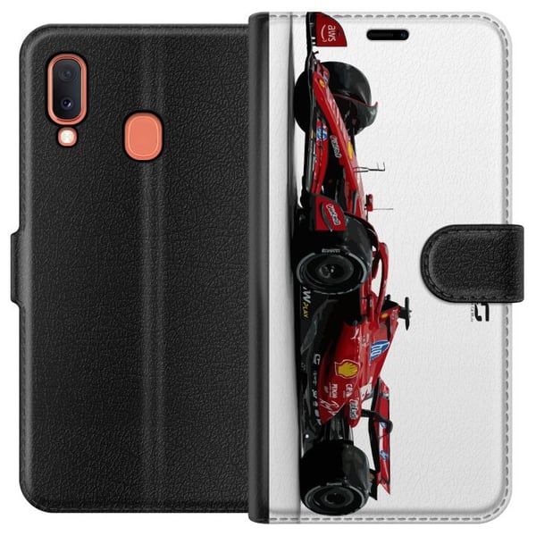 Kompatibelt Lommeboketui til Samsung Galaxy A20e Formel 1-racing F1-sportsbil Kompatibelt Lommeboketui til Samsung Galaxy A20e Formel 1-racing F1-sportsbil