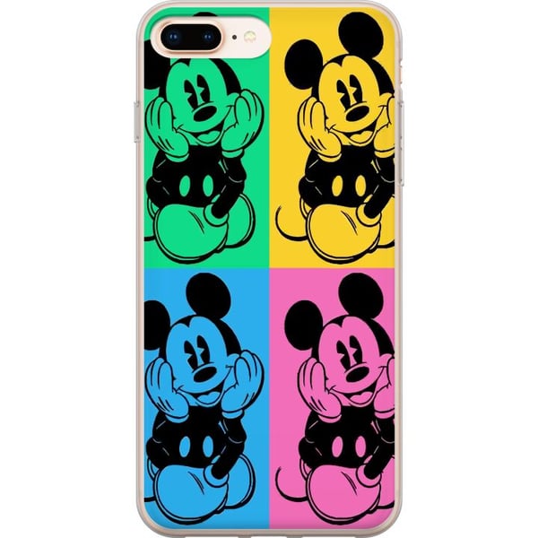 Yhteensopiva Puhelinkuori Apple iPhone 8 Plus Disney Mikki Hiiri juliste pop-taide värikäs sarjakuva retrosarja Andy Warhol -tyyli klassinen hahmotai Yhteensopiva Puhelinkuori Apple iPhone 8 Plus Disney Mikki Hiiri juliste pop-taide värikäs sarjakuva retrosarja Andy Warhol -tyyli klassinen hahmotai