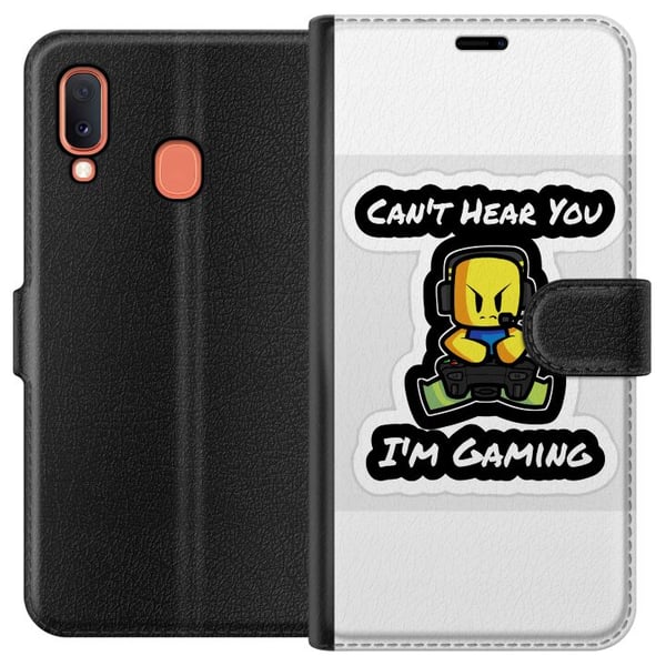 Kompatibelt Plånboksfodral till Samsung Galaxy A20e Roblox Gaming Kompatibelt Plånboksfodral till Samsung Galaxy A20e Roblox Gaming