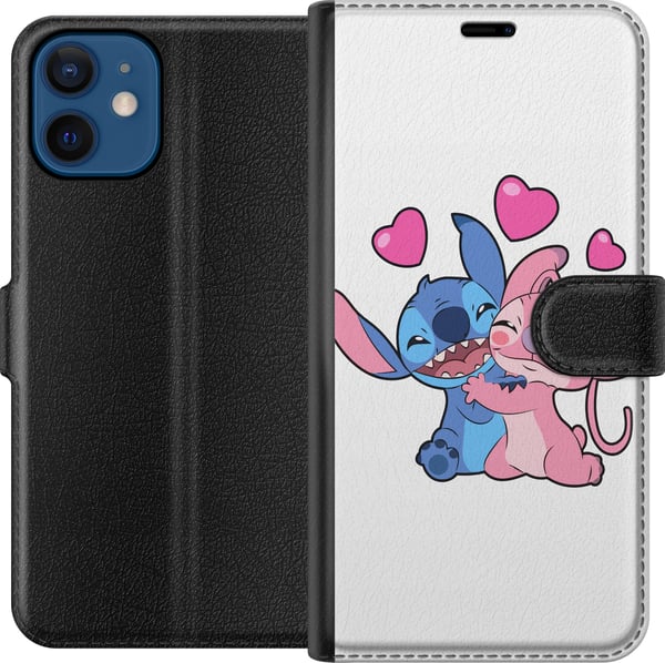 Yhteensopiva Lompakkokotelo Apple iPhone 12 Lilo & Stitch