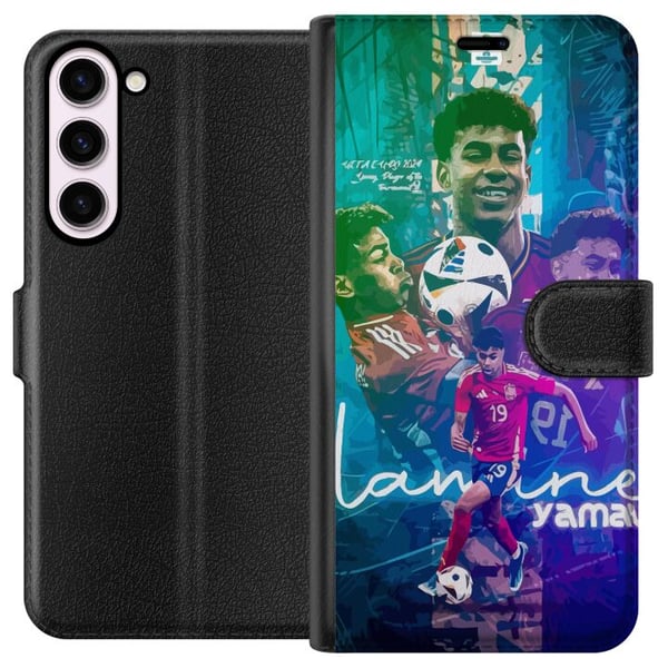 Kompatibel Tegnebogsetui til Samsung Galaxy S23+ yamal lamine Kompatibel Tegnebogsetui til Samsung Galaxy S23+ yamal lamine