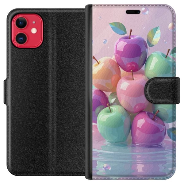 Kompatibelt Plånboksfodral till Apple iPhone 11 Magical Apples Fantasy Fairytale Fruit