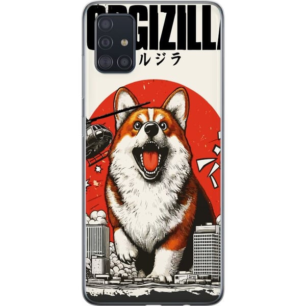 Kompatibelt Mobildeksel til Samsung Galaxy A51 Corgizilla Kompatibelt Mobildeksel til Samsung Galaxy A51 Corgizilla