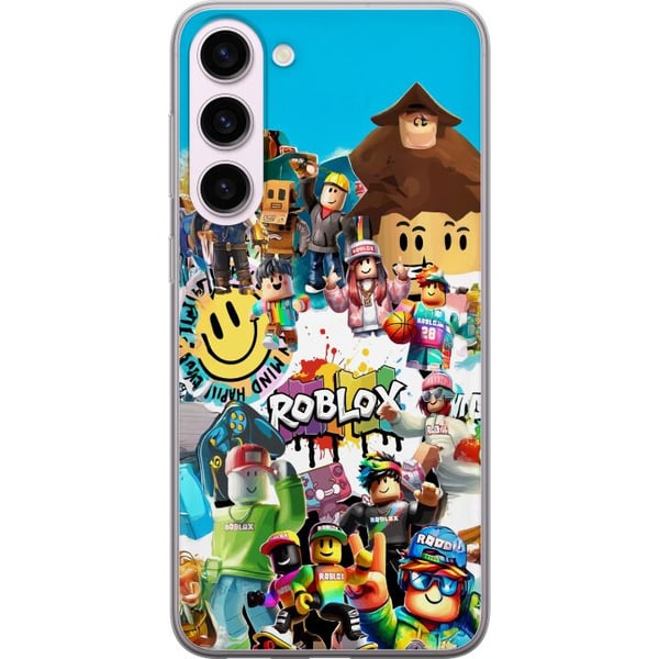 Kompatibel Mobilcover til Samsung Galaxy S23+ Roblox Party farverigt motiv med spilfigurer og gamingenergi til alle fans Kompatibel Mobilcover til Samsung Galaxy S23+ Roblox Party farverigt motiv med spilfigurer og gamingenergi til alle fans