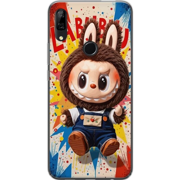 Kompatibelt Mobilskal till Huawei P Smart Z Kanindräkt med busigt uttryck och serietidningsbakgrund som ger energisk lekfull popkulturell stil i färg