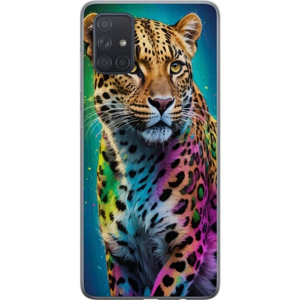 Kompatibel Mobilcover til Samsung Galaxy A71 Leopard