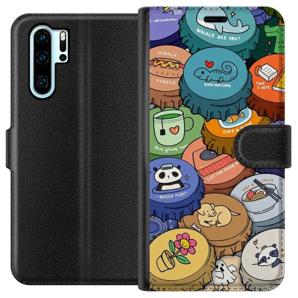 Yhteensopiva Lompakkokotelo Huawei P30 Pro Kawaii söpöt anime- ja mangahahmot lelu