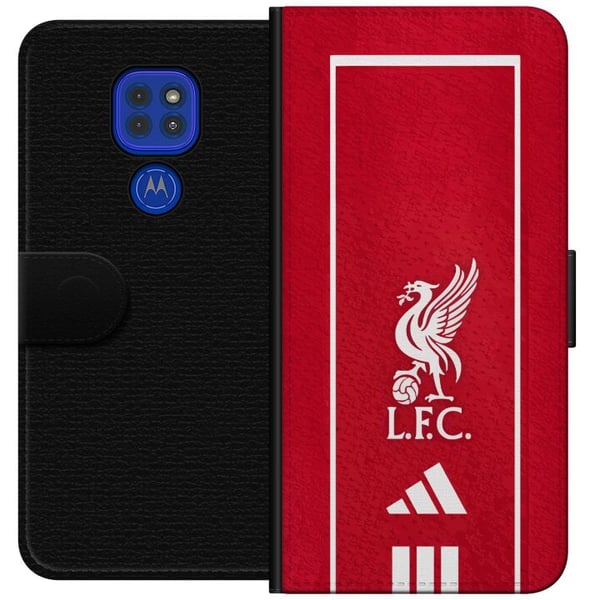 Kompatibel Tegnebogsetui til Motorola Moto G9 Play Juventus fodbold Cristiano Ronaldo sort hvid pink klubdesign