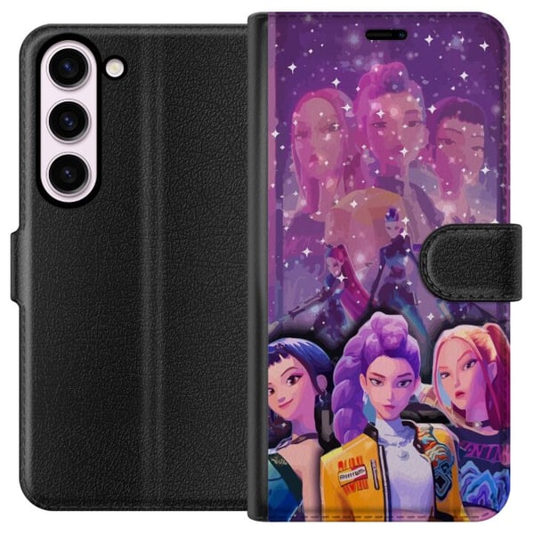 Kompatibel Tegnebogsetui til Samsung Galaxy S23 K-pop-dæmonjægere Zoey Mira Aya Forenet Stjernemagi Kosmisk Energi