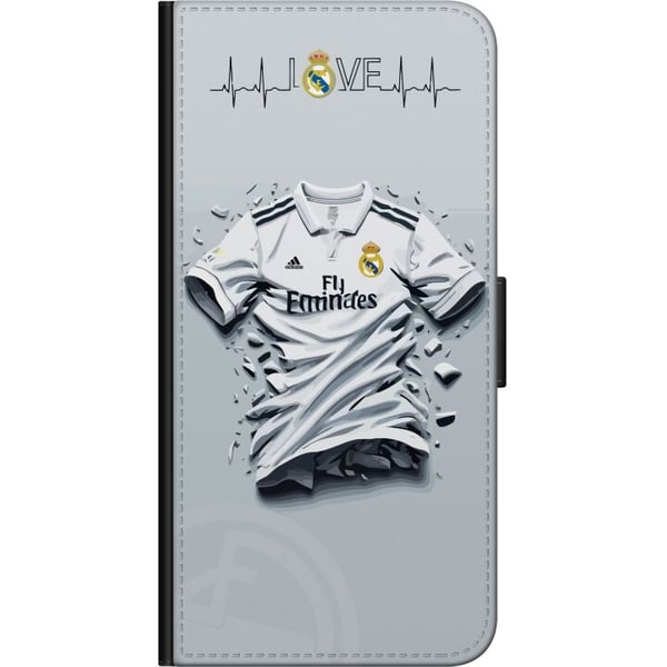 Kompatibel Tegnebogsetui til Motorola Moto G9 Play Real Madrid