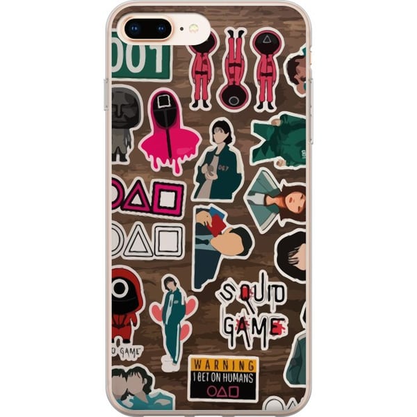 Yhteensopiva Puhelinkuori Apple iPhone 8 Plus Squid Game 2 - Tarroja Yhteensopiva Puhelinkuori Apple iPhone 8 Plus Squid Game 2 - Tarroja